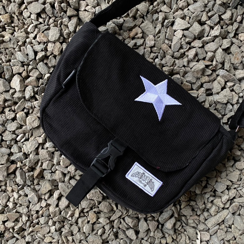 TAS SLINGBAG CORDUROY BINTANG