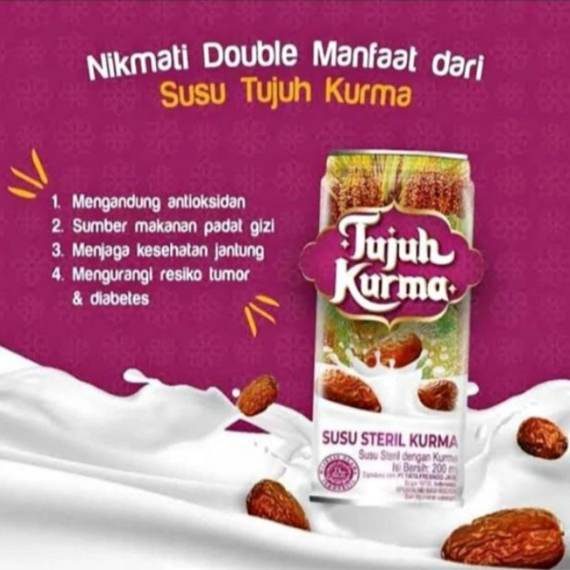 

Tujuh Kurma Susu Steril//1 Krat
