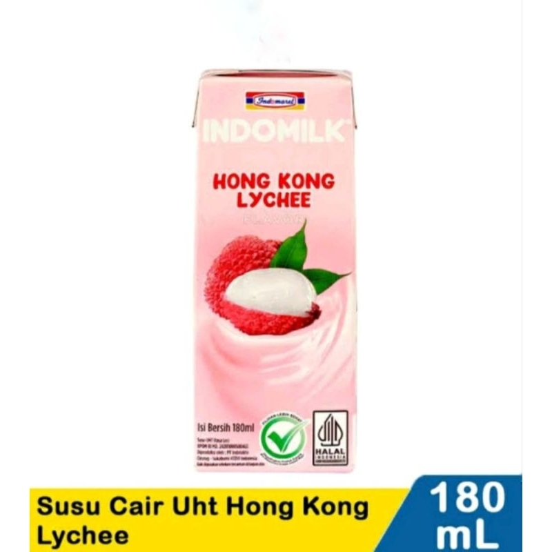 

Indomilk Susu Cair UHT Hongkong Lychee 180 ml