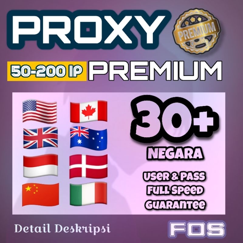 Proxy Premium 30 Hari