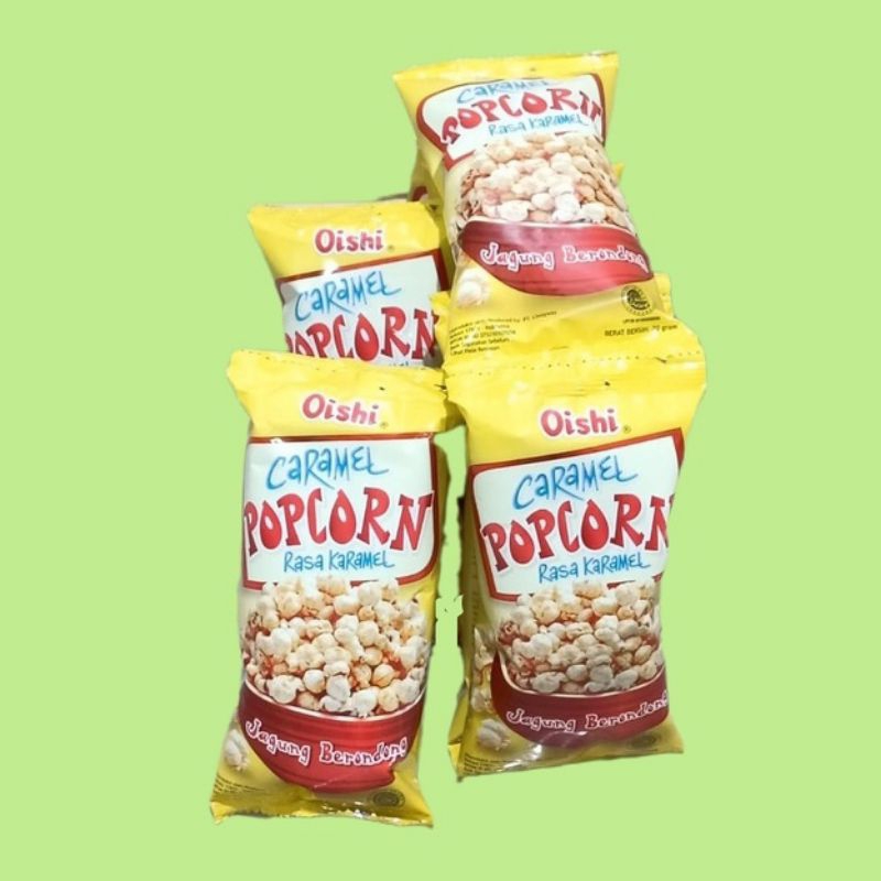 

snack popcorn / ciki pop corn / coklat /caramel/1 renceng isi 10 bungkus