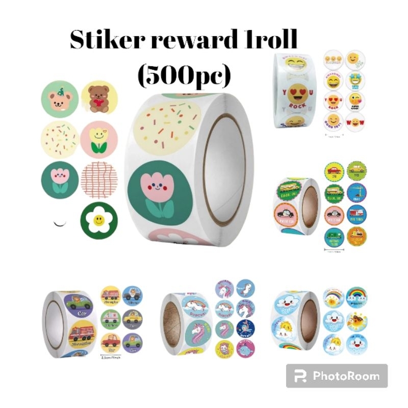 

stiker reward 1roll (500pc)