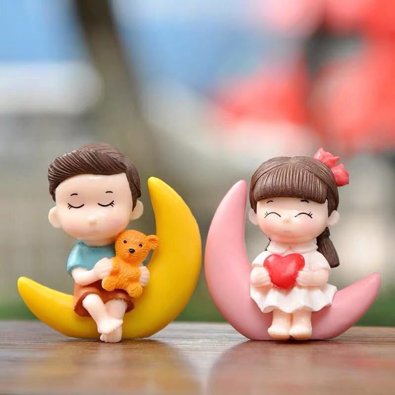 MINIATUR BONEKA COUPLE MOON