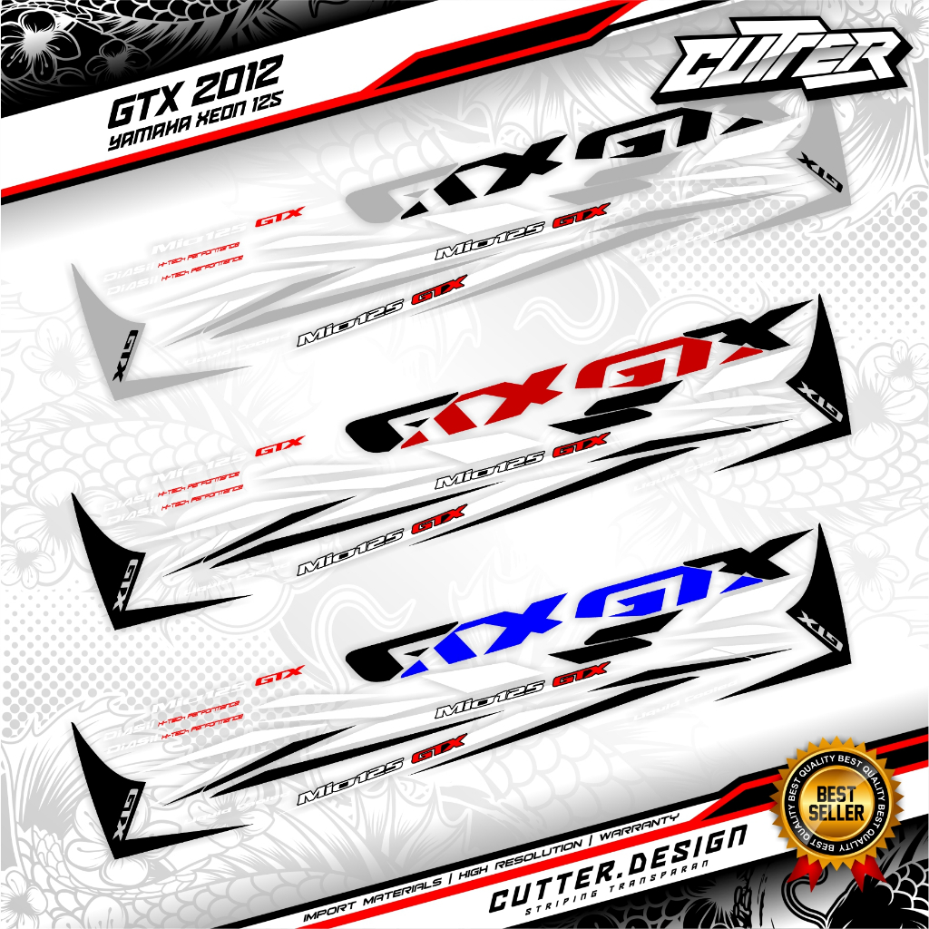 STRIPING TRANSPARAN XEON MIO 125 GTX rc thailand