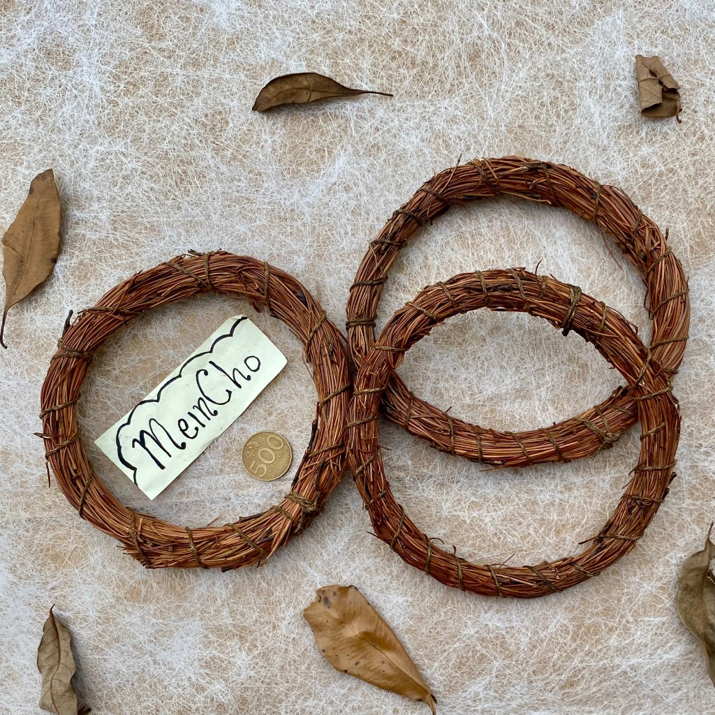 Ring Wreath Natal CEMARA Ring Akar Rotan Garland Ring Natal Ring Rustik Ring Ranting MeinCho