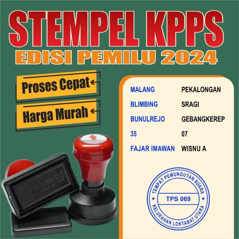 

Stampel Pemilu, Stampel KPPS, Stampel Surat Suara, Stampel TPS, Stampel Pemilu 2024
