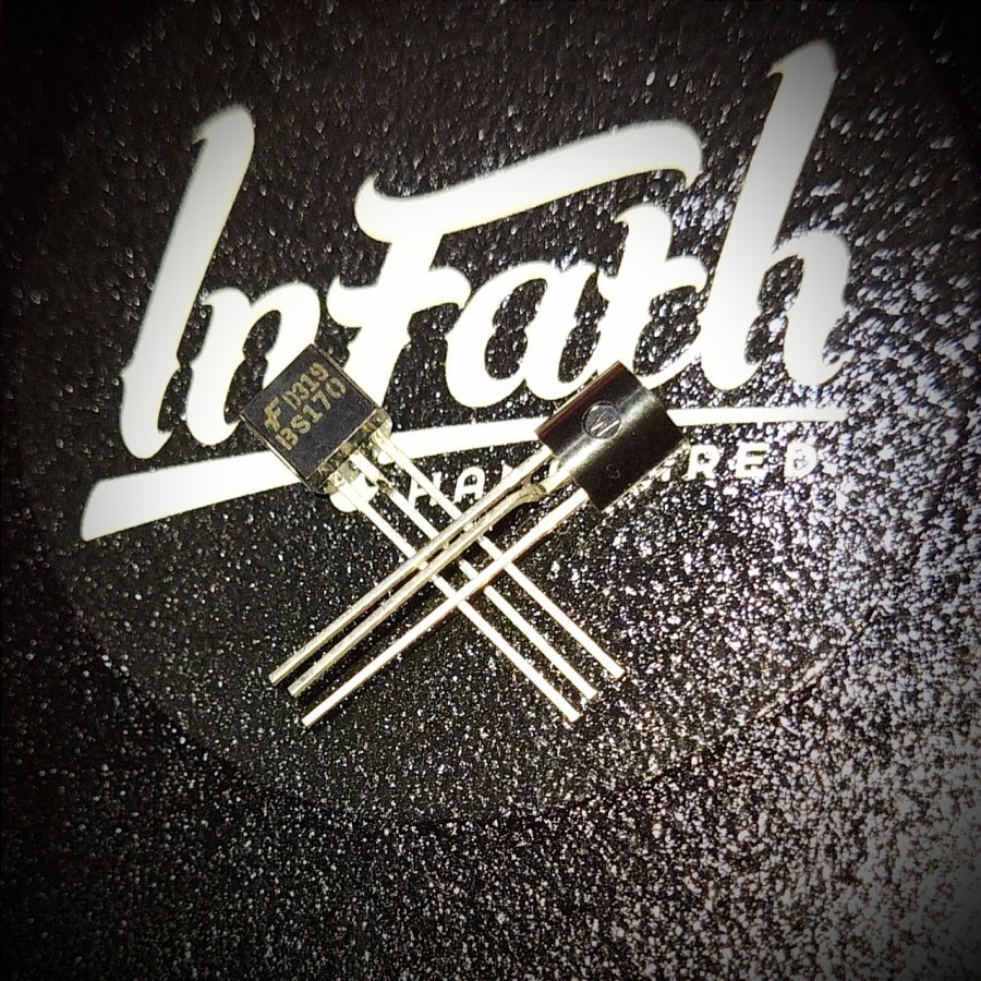 InFath - Mosfet TO-92 BS170 2N7000 Original Fairchild NOS BS 170 2N 7000 Good transistor