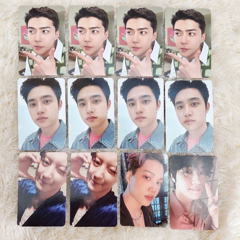 EXO EXIST CREAM SODA TRADING CARD CHANYEOL KAI SUHO SEHUN D.O. PHOTOCARD PC