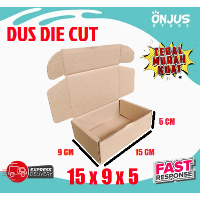 

KARDUS BOX KARTON PACKING DUS PIZZA DIE CUT CC3 POLOS 15 cm x 9 cm x 5