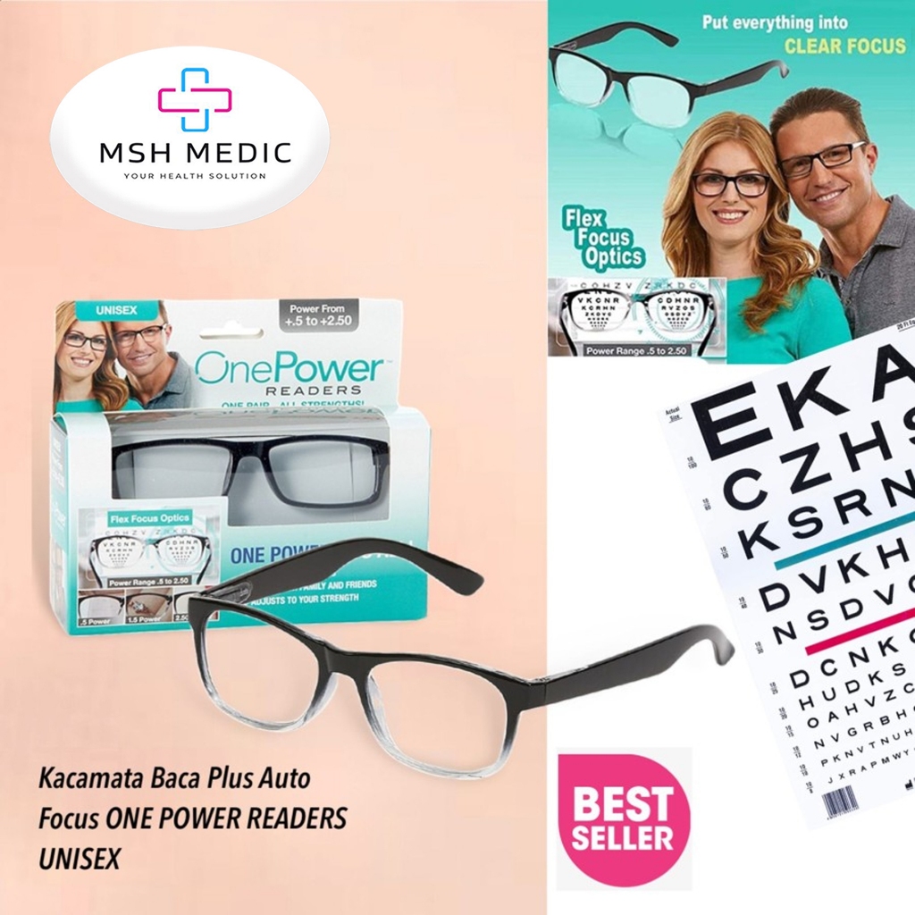 Kacamata Baca Plus Auto Focus - One Power Readers