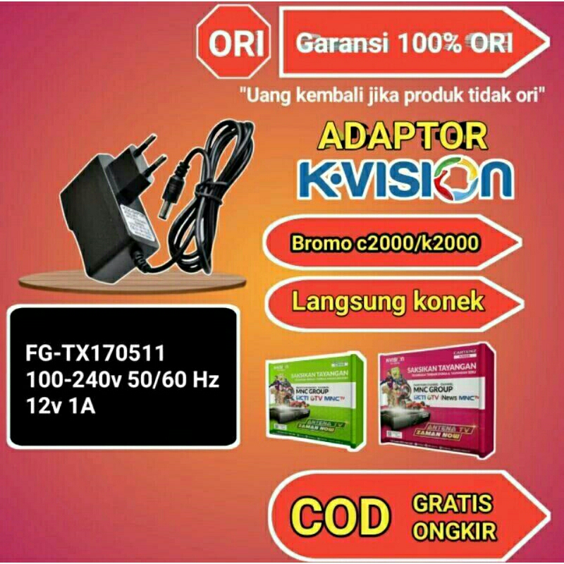 ADAPTOR KVISION 100%ORGINAL KVISION C2000 K2000