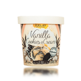 

ICELAB - Gelato Vanilla Cookies & Cream (Dairy) 16oz