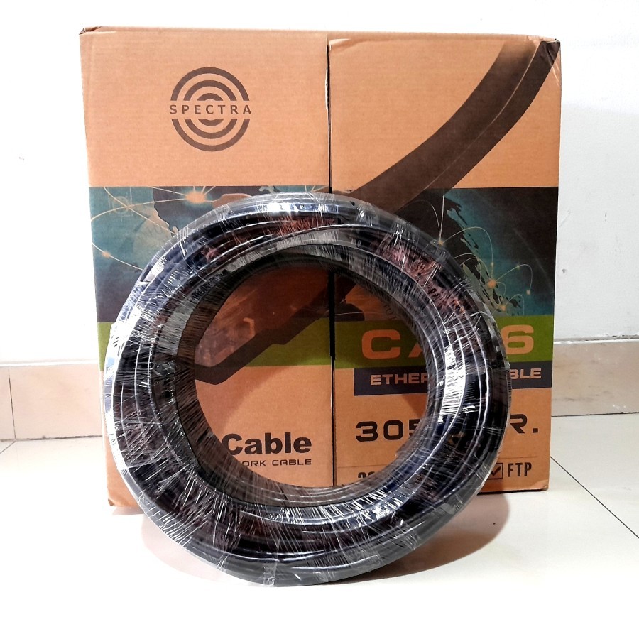 Kabel Lan FTP cat 6 Spectra 50 Meter Outdoor