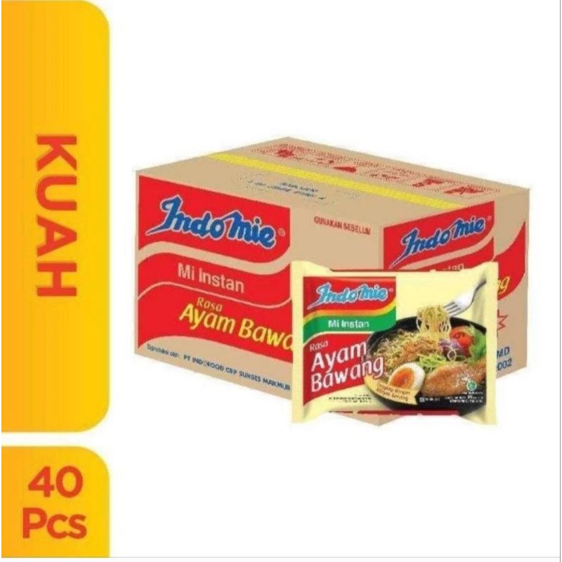 

INDOMIE AYAM BAWANG 1 DUS ISI 40