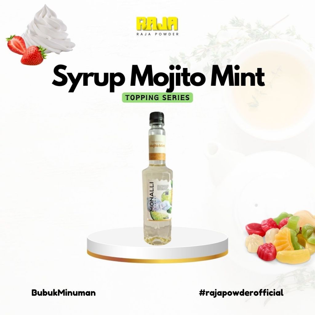 

Simple Syrup Mojito Mint Sirup Mojito Mint Premium 750 mL
