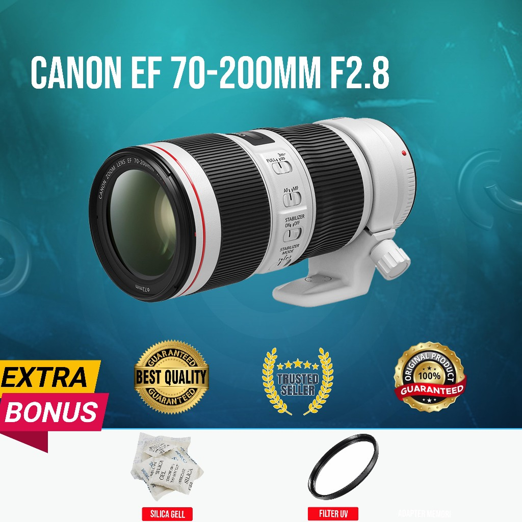 [GUBUK KAMERA] LENSA CANON EF 70-200MM F2.8L USM ORIGINAL NORMAL MURAH (SECOND)