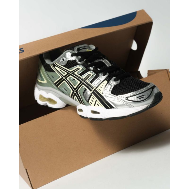 Asics Gel Nimbus 9 White/Pure Silver/Green