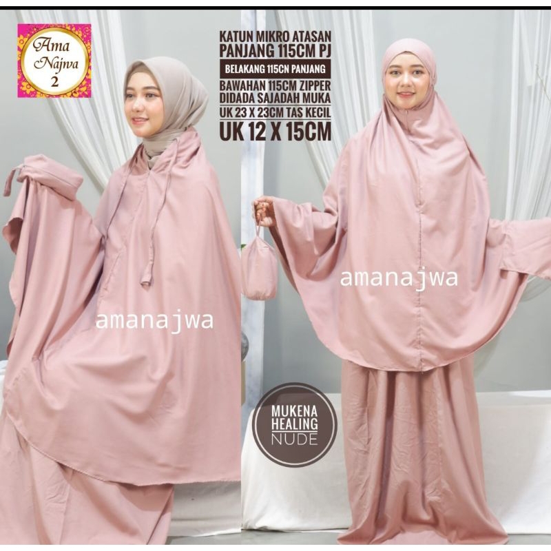 Mukena Travelling 2 in 1 | Mukena Travelling Katun Mikro | Mukena Mini