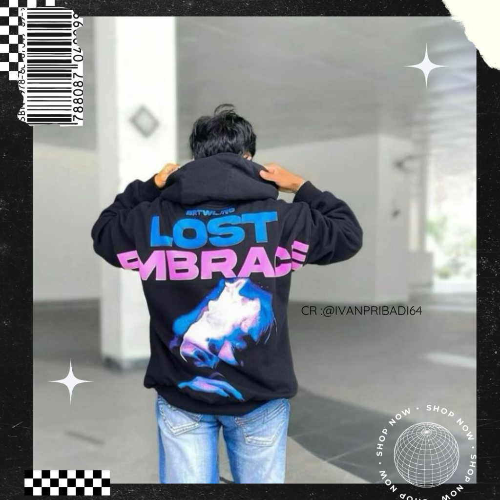 BRTWL - HOODIE BOXY OVERSIZE - LOST EMBRACE