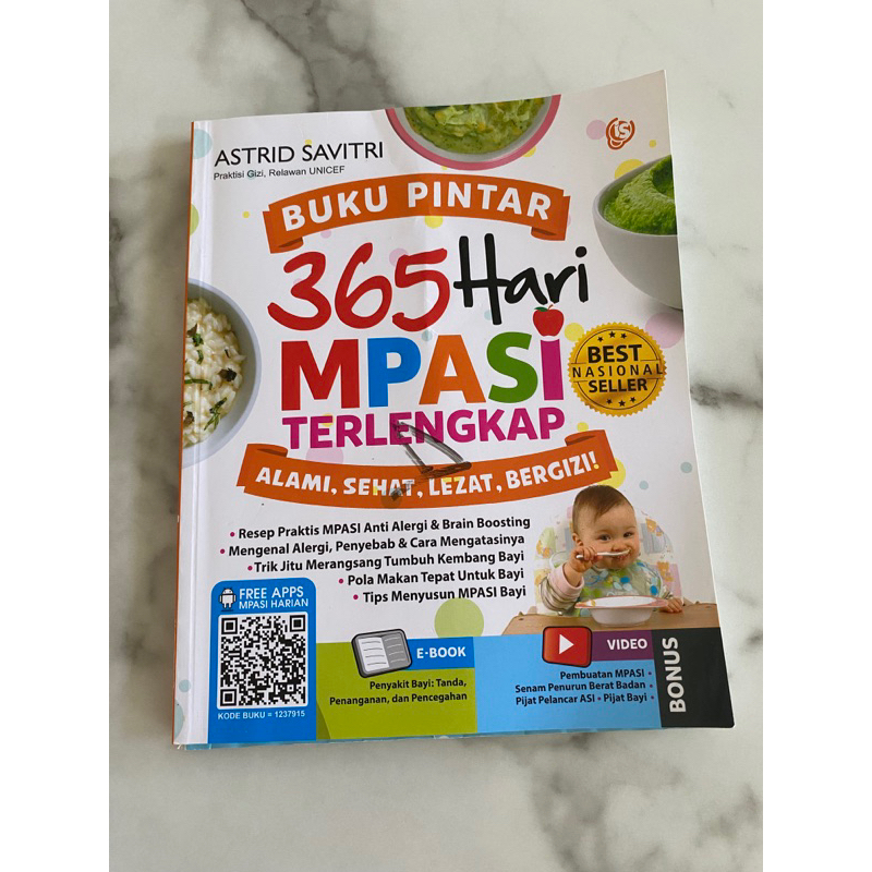 preloved buku 365 hari mpasi terlengkap