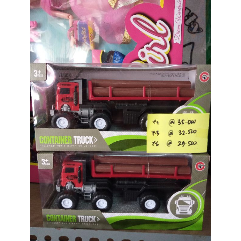 Mainan Anak Truk Kontainer Kayu