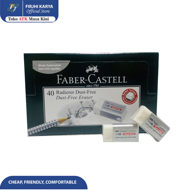 

Penghapus Faber Castell Putih - Eraser Faber Castell Kecil