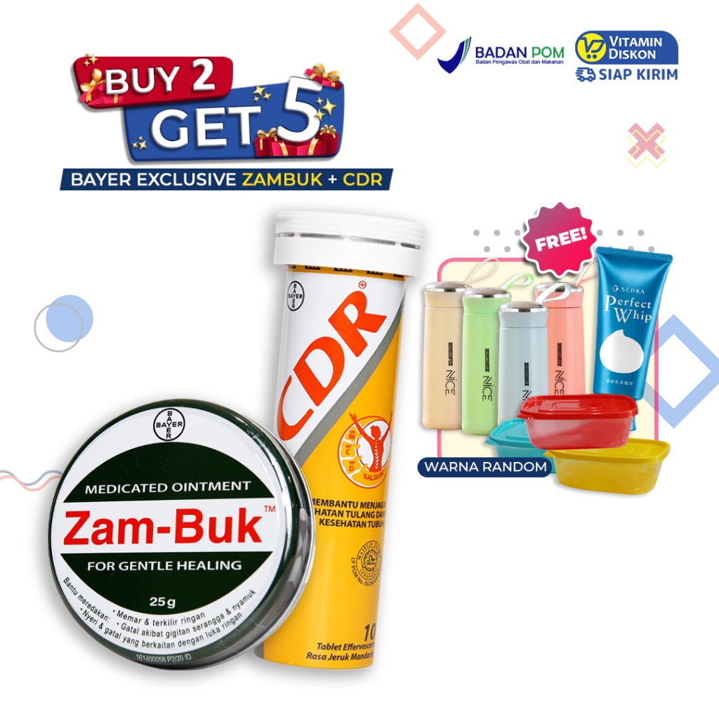 BUY 2  GET 5 BAYER EXCLUSIVE  ZAMBUK + CDR