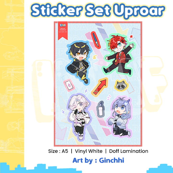 

Sticker Set Uproar - Sticker Hololive - Ginchhi