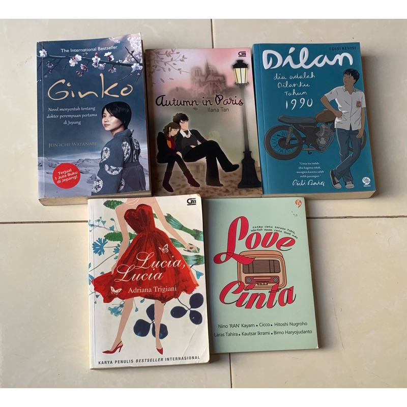 Preloved Novel Dilan 1990 Autumn in Paris Ginko Lucia Love