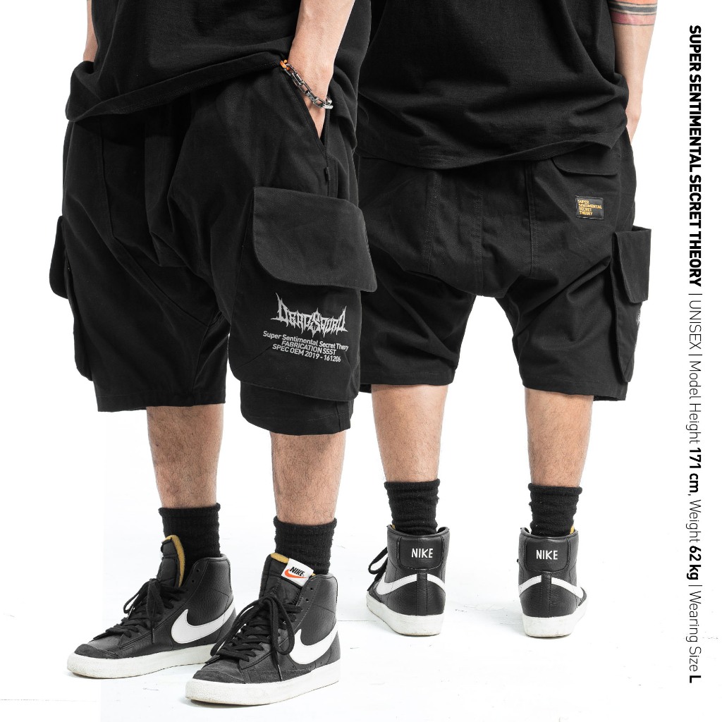 SSST x Deadsquad Dropped Pants Black