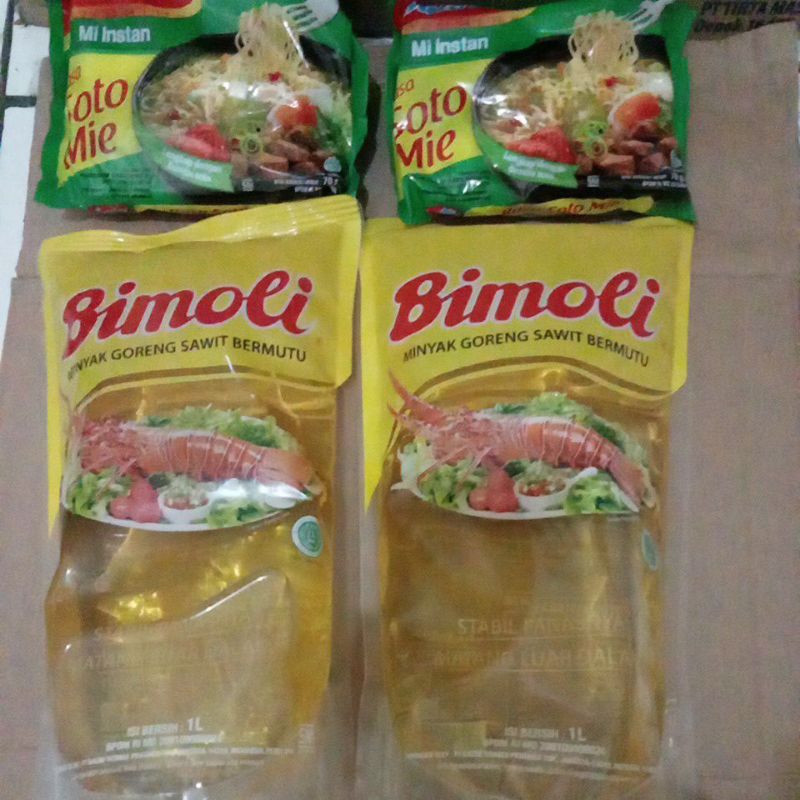 

MINYAK GORENG 1 LITER BIMOLI FREE INDOMIE