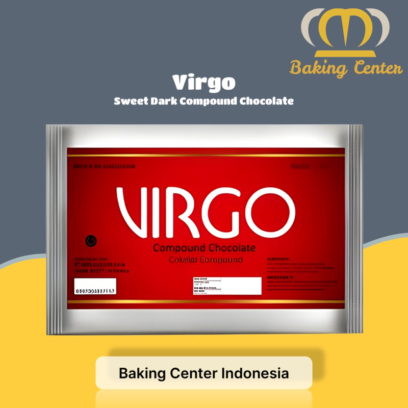 Virgo Dark Compound Chocolate - Virgo Coklat Batang 1kg
