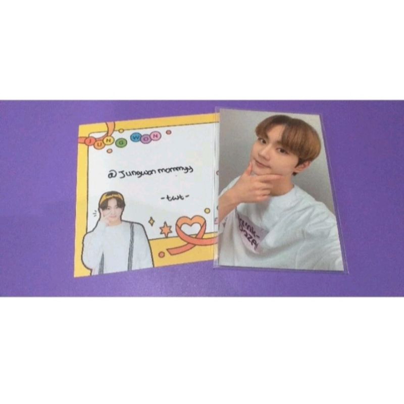 READY PHOTOCARD UNI BDC JUNGWON ENHYPEN, UNIFORM BORDER CARNIVAL JUNGWON, UNIFORM BDC JUNGWON