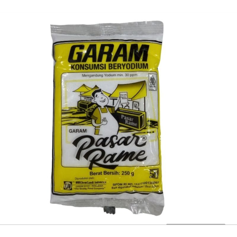 

garam dapur pasar rame 250 gram