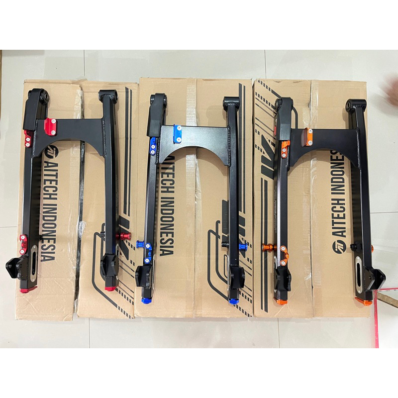 Swing arm aitech arm almunium aitech pnp glpro gl max megapro lengan ayun almunium glpro glmax aitec
