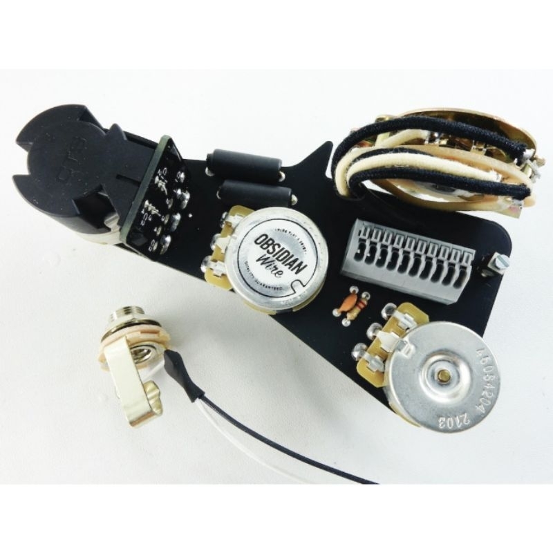 wiring set gitar Obsidian Wire Custom 7 Way for Stratocaster / Gilmour Switch pre wired kit original