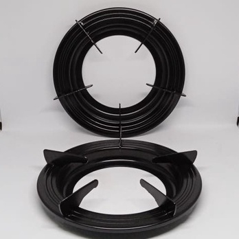 Terlaris2 Pcs TATAKAN Kompor QUANTUM Qgc Dmp 201 211 101 Bulat 5 Kaki Dudukan Kompor Nampan Kompor Q