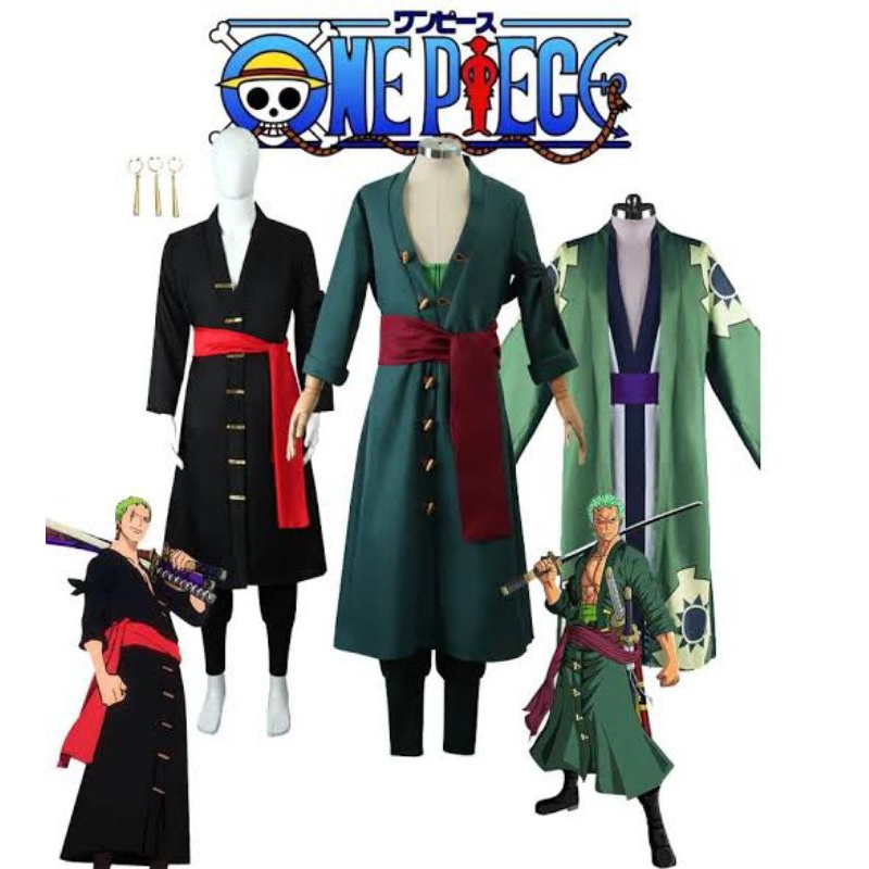 kostum cosplay roronoa ZORO cosplay one piece costume size