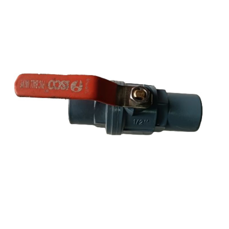 Ball valve PVC Gagang Besi 1/2 inch stop kran pipa Ballvalve pvc 1/2" inch