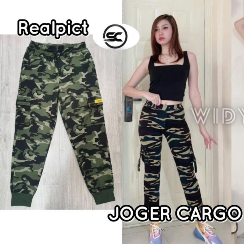 Celana Cargo wanita Joger Army  panjang/CELANA CARGO WANITA IMPORT