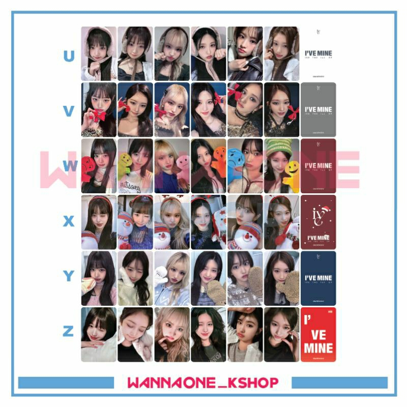 photocard ive MINE pob album