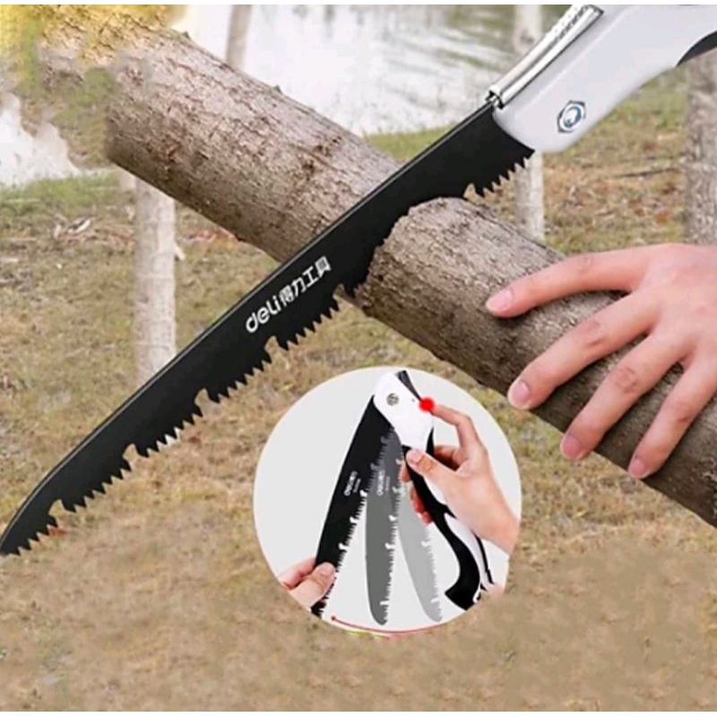 gergaji lipat portabel pemotong kayu panjang 250 MM