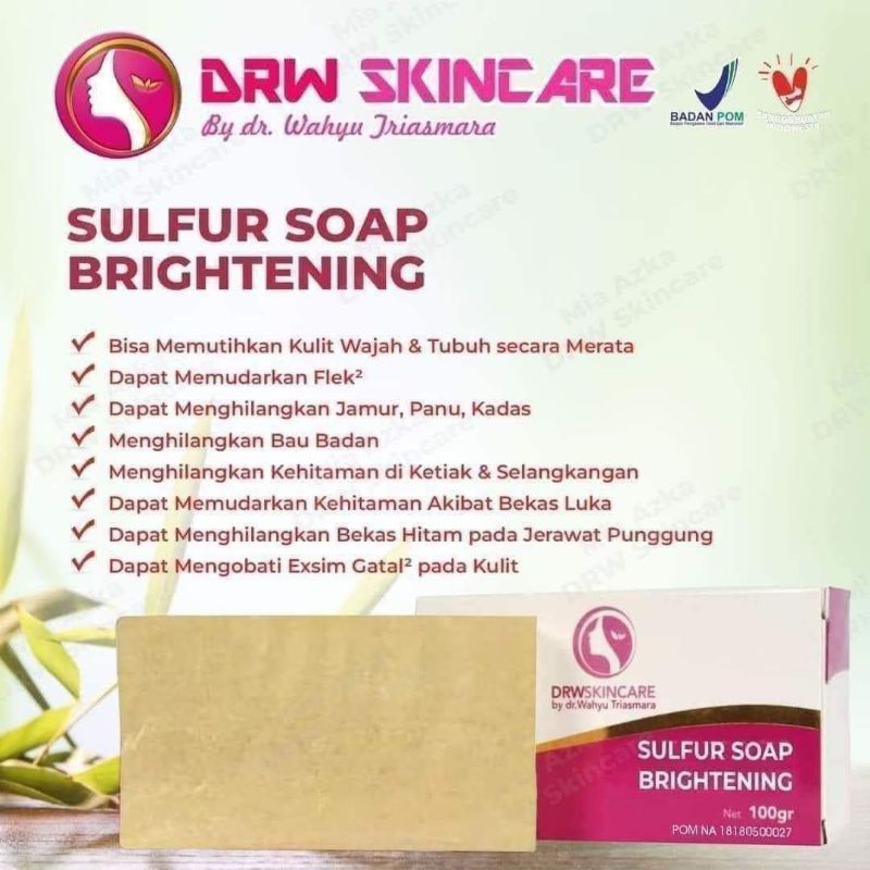 Sabun Panu / Sabun sulfur Drw Skincare