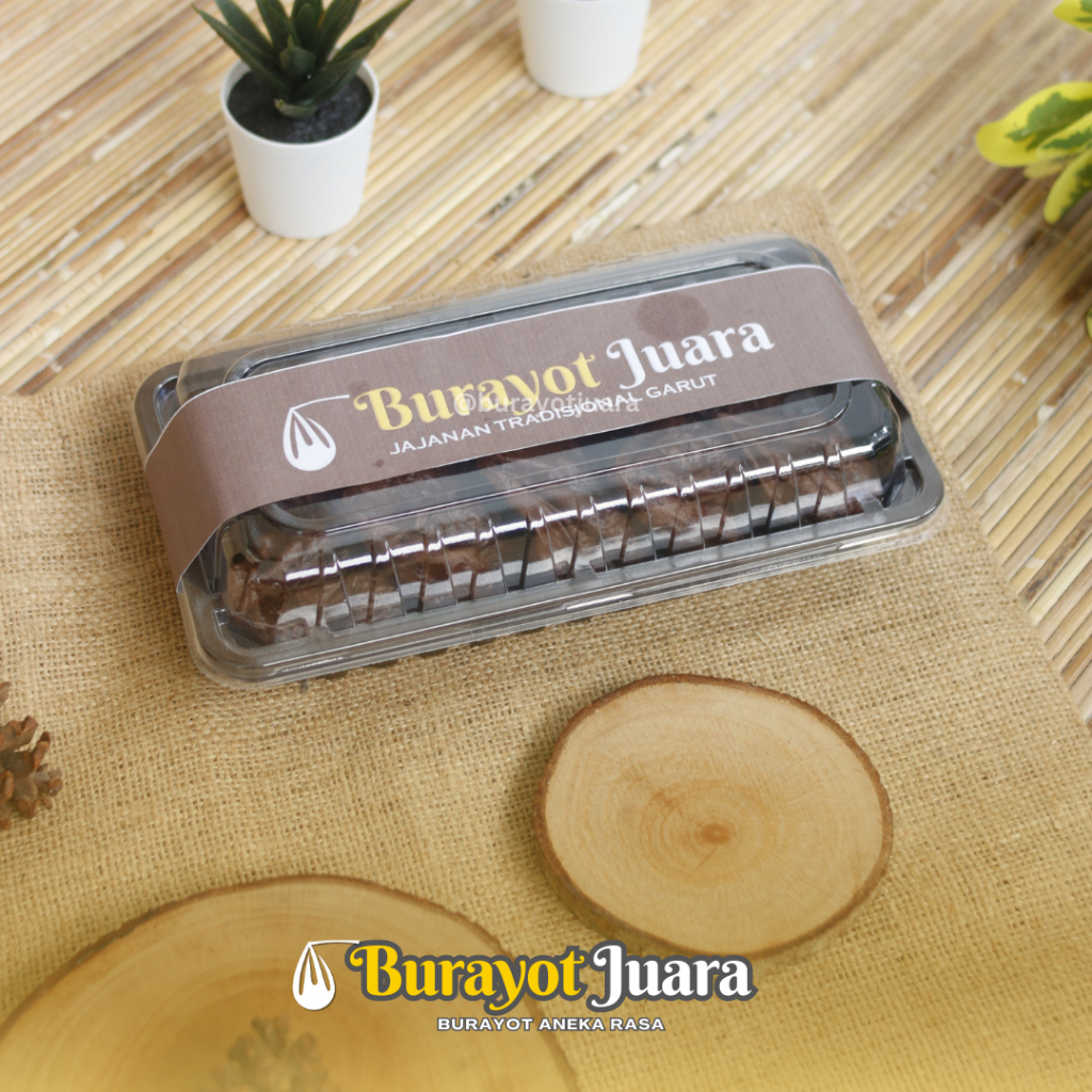 

Burayot Juara coklat isi 10 oleh - oleh khas Garut asli jajanan kue tradisional kemasan box premium