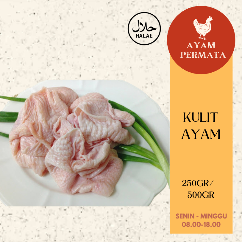 

Kulit Ayam Mentah Krispi Crispy Chicken Skin cocok Goreng Keripik Cemilan Kripik Snack 1kg Fresh Frozen Pedas Garing Gurih by PERMATA