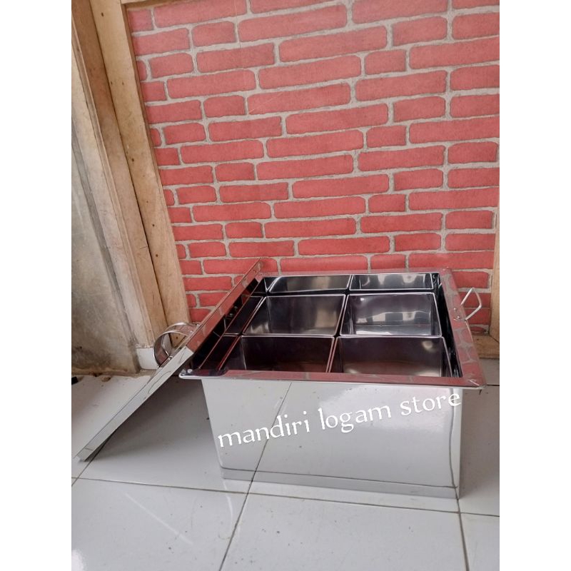dandang Odeng Shabu  sekat 4 model loyang