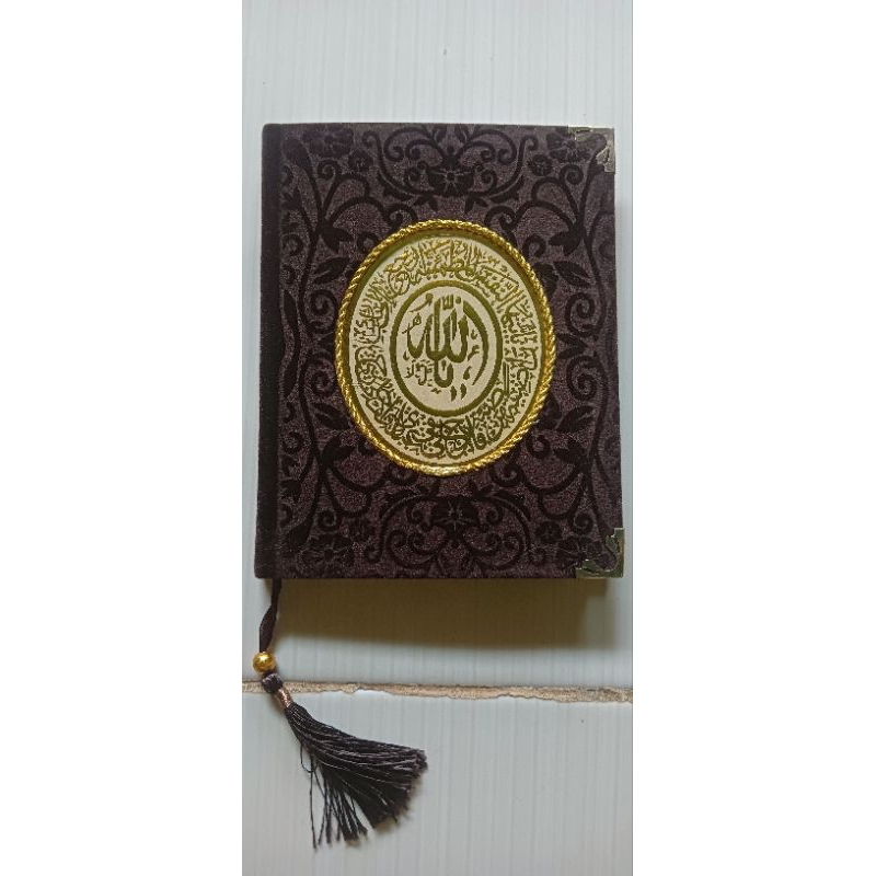 Yasin dan tahlil hard cover bludru isi konstruk 208 halaman