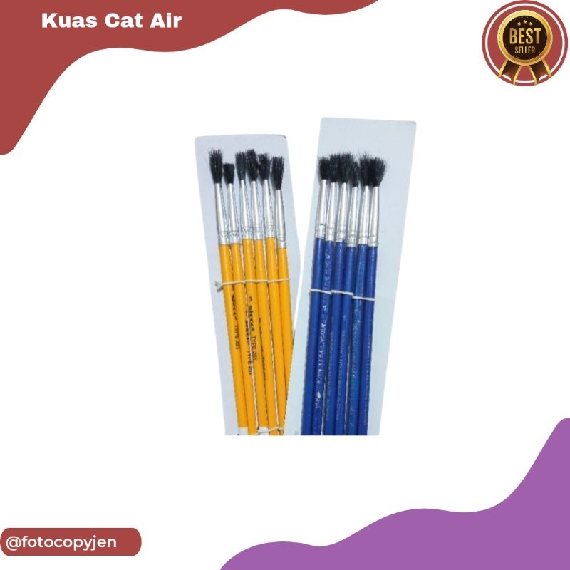 

Kuas Cat Air Akrilik Lukis Kecil