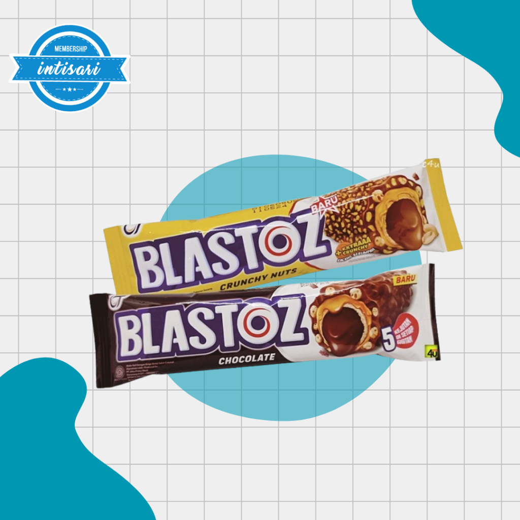 

Blastoz Wafer Isi 12pcs - Chocolate & Crunchy Nuts (PAK)