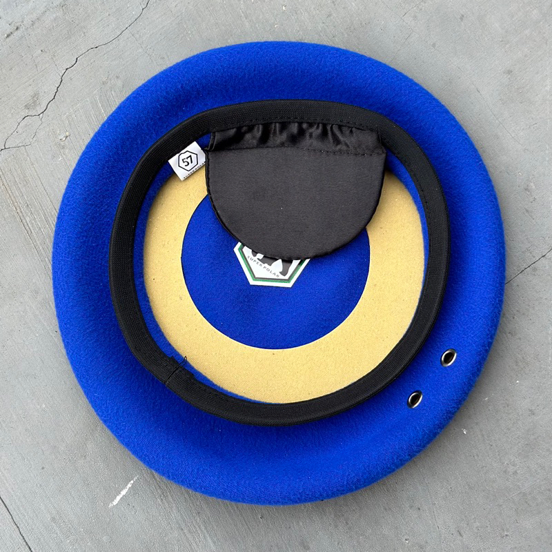 Topi baret biru POLISI MILITER POM-AL & POM-AD Super Polar